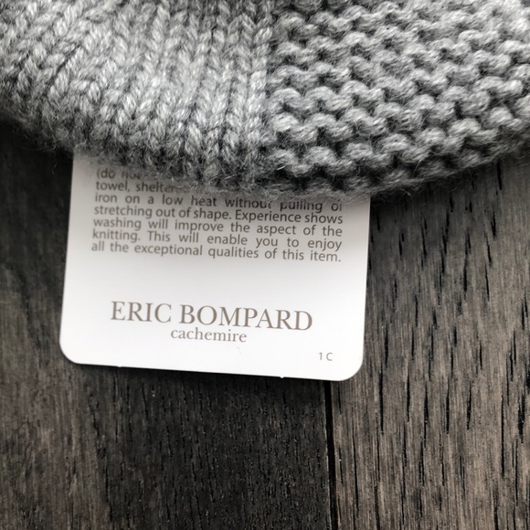 Eric Bompard Gray Cachemire Beret - Picture 3 of 8